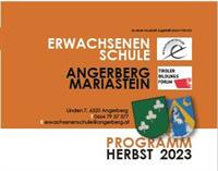 Programm Erwachsenenschule Angerberg-Mariastein